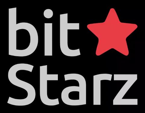 BitStarz virallinen logo tummalla taustalla
