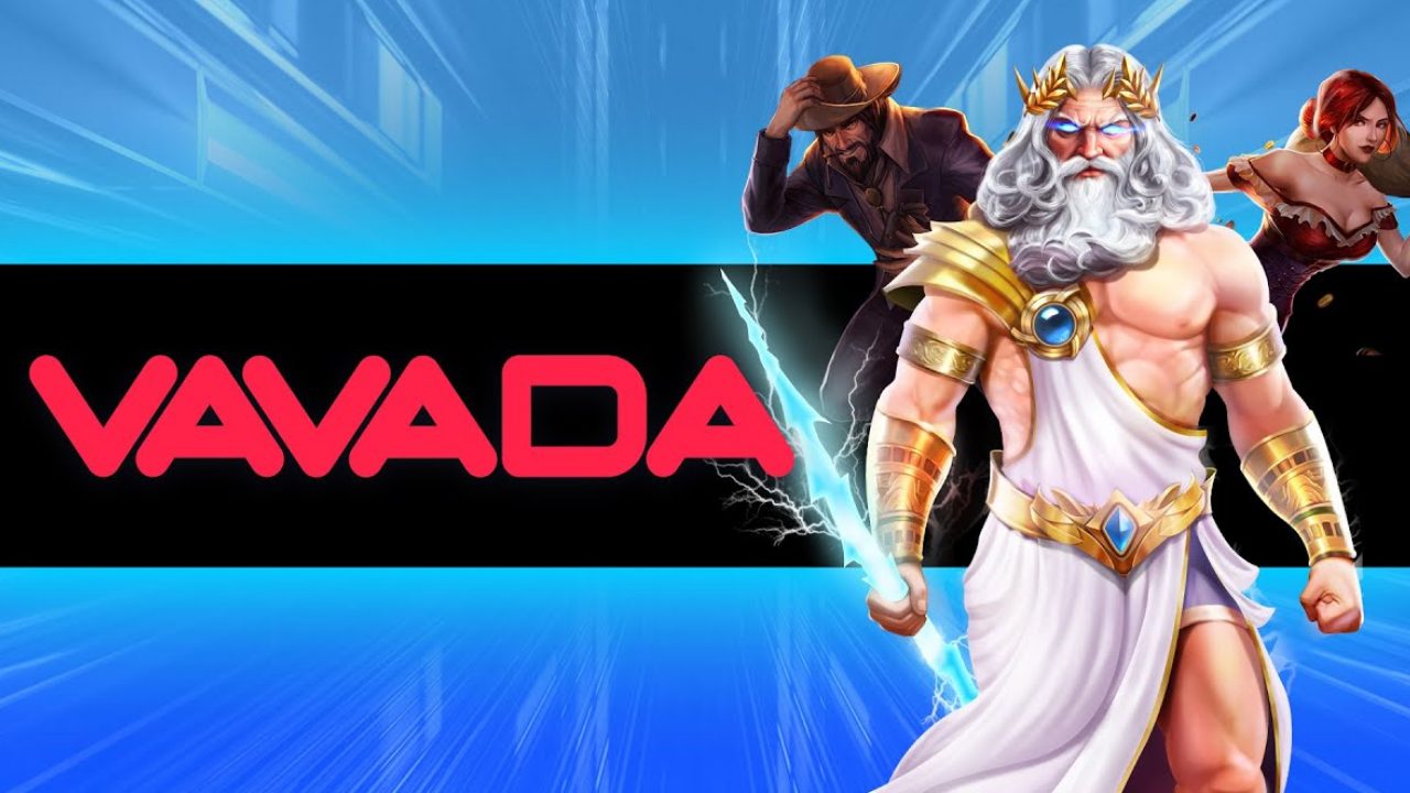 Offizielles Vavada Casino Markenbanner mit Spielcharakteren