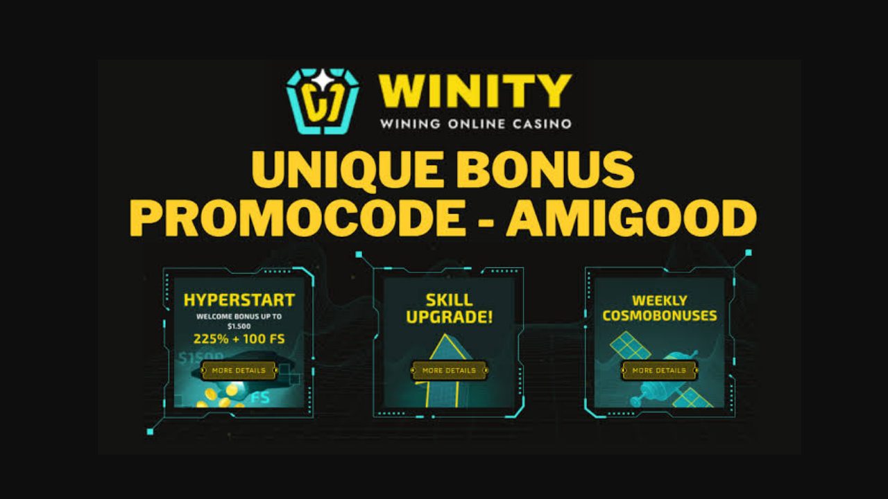 Winity Casino unique bonus promocode creative