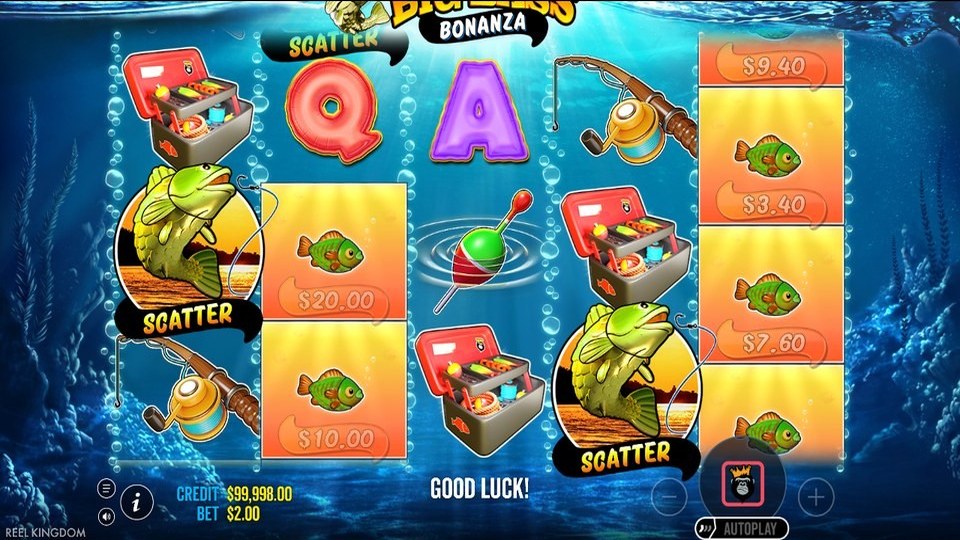 Big Bass Bonanza gameplay screenshot