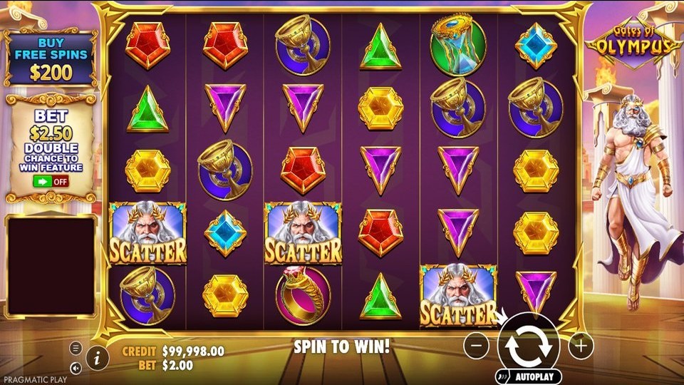 Gates of Olympus gameplay screenshot