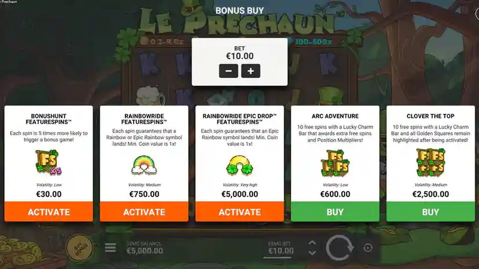 Le Prechaun feature