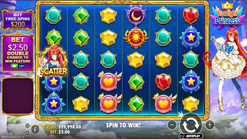 Starlight Princess gameplay screenshot